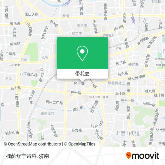 槐荫舒宁齿科地图