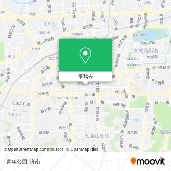 青年公园地图