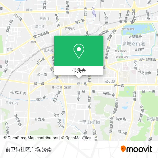 前卫街社区广场地图