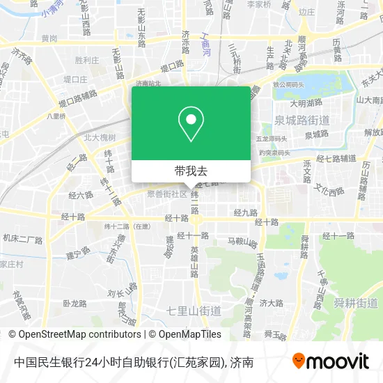 中国民生银行24小时自助银行(汇苑家园)地图