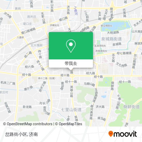 岔路街小区地图