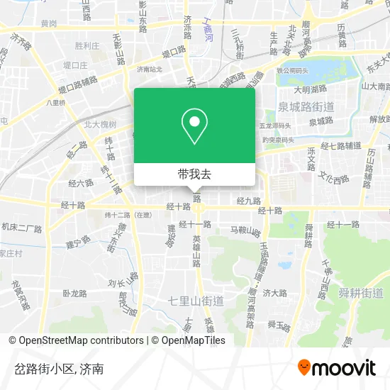 岔路街小区地图
