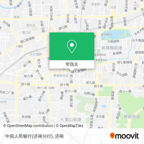 中国人民银行(济南分行)地图