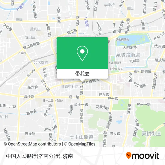 中国人民银行(济南分行)地图