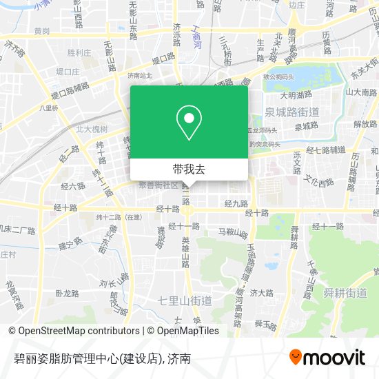 碧丽姿脂肪管理中心(建设店)地图