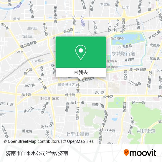 济南市自来水公司宿舍地图
