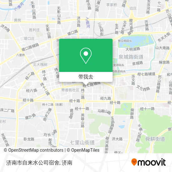 济南市自来水公司宿舍地图