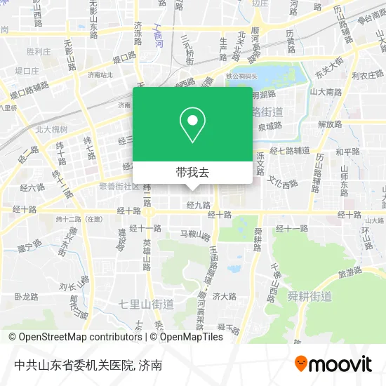 中共山东省委机关医院地图
