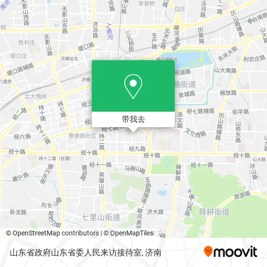 山东省政府山东省委人民来访接待室地图
