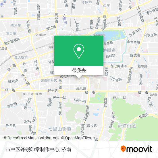 市中区锋锐印章制作中心地图