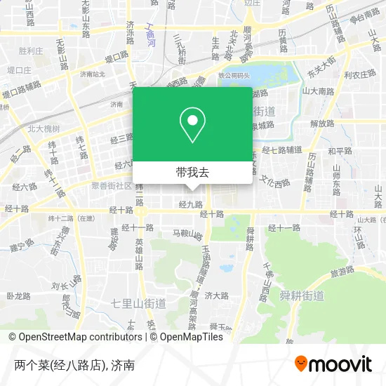 两个菜(经八路店)地图