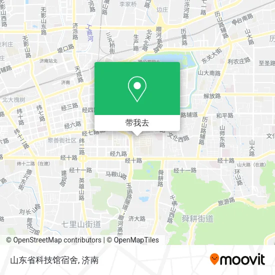 山东省科技馆宿舍地图