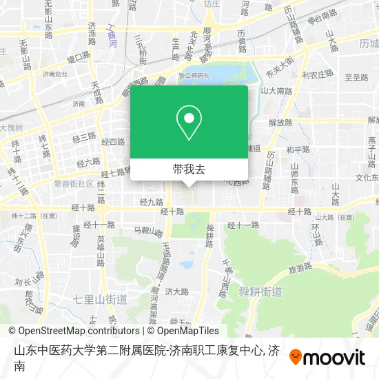 山东中医药大学第二附属医院-济南职工康复中心地图