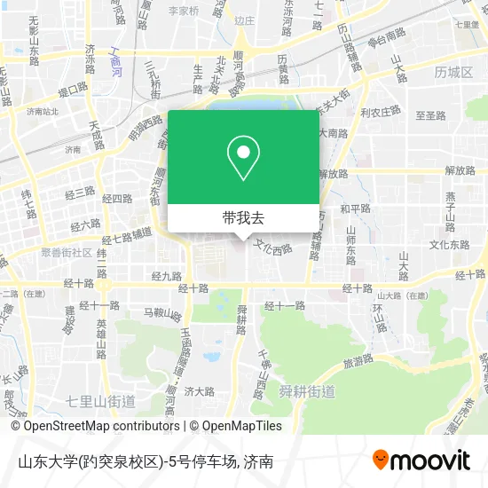 山东大学(趵突泉校区)-5号停车场地图