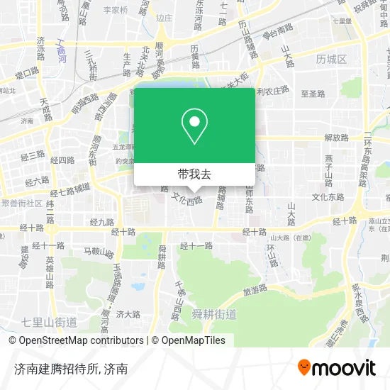 济南建腾招待所地图
