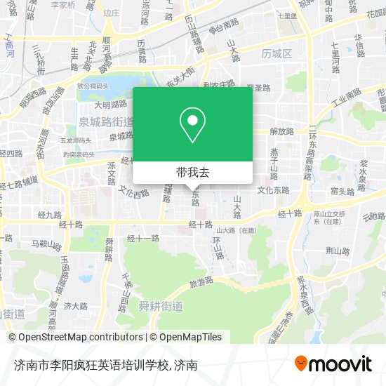 济南市李阳疯狂英语培训学校地图