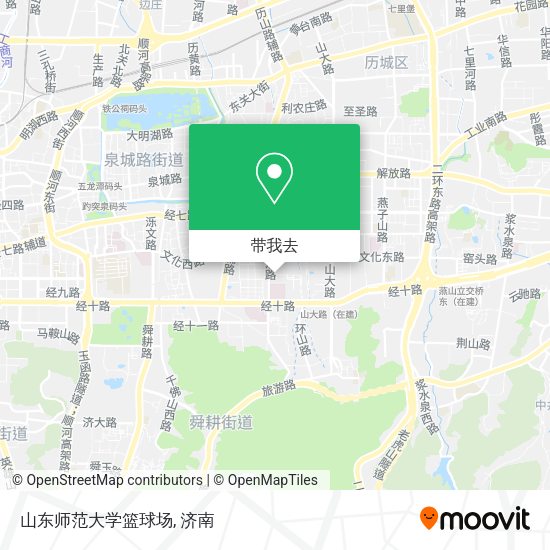 山东师范大学篮球场地图