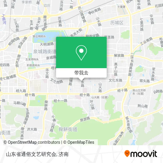 山东省通俗文艺研究会地图