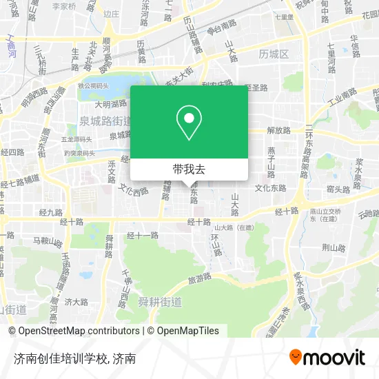 济南创佳培训学校地图