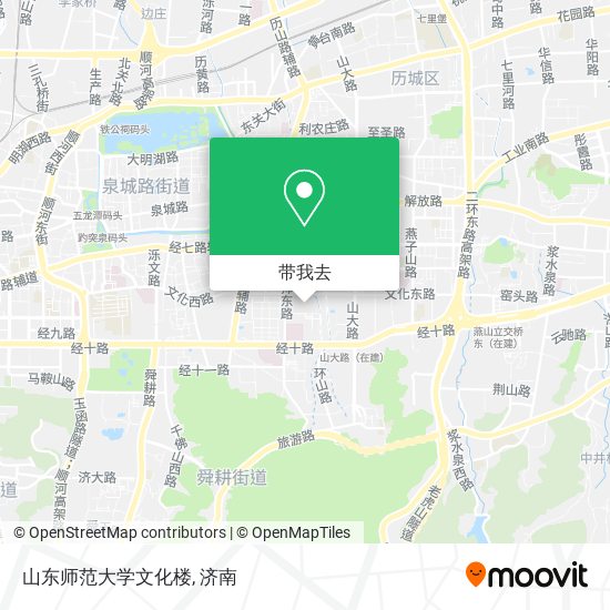 山东师范大学文化楼地图