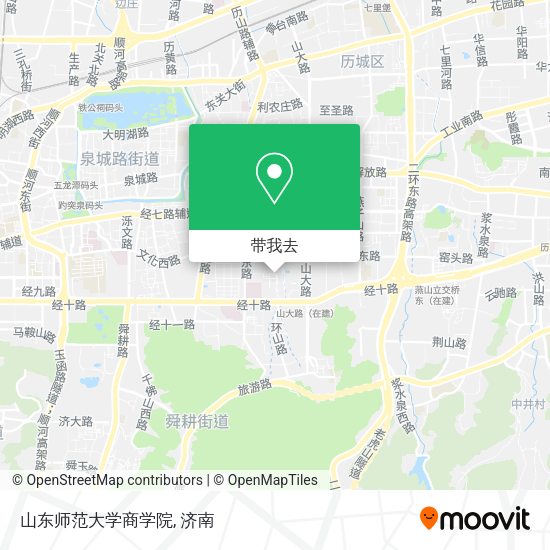 山东师范大学商学院地图