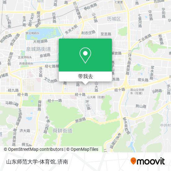 山东师范大学-体育馆地图
