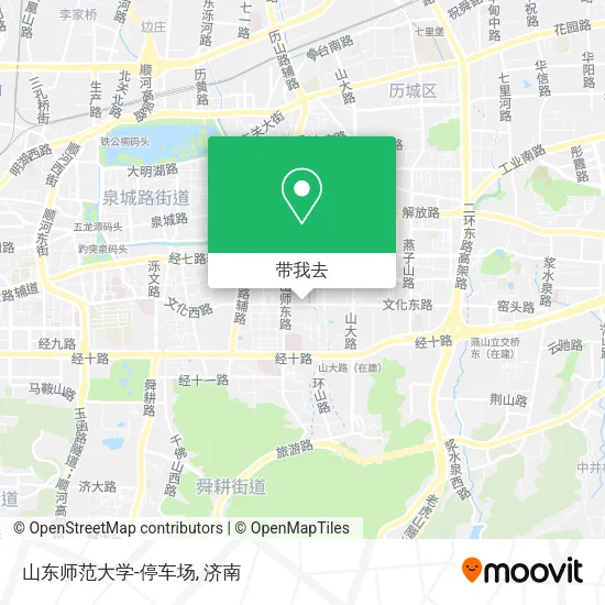 山东师范大学-停车场地图