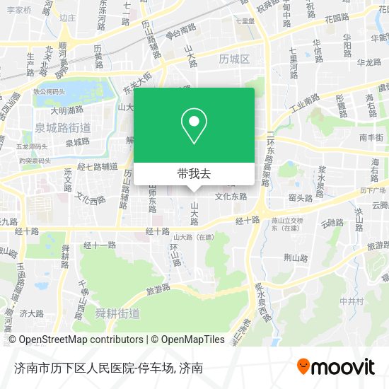 济南市历下区人民医院-停车场地图
