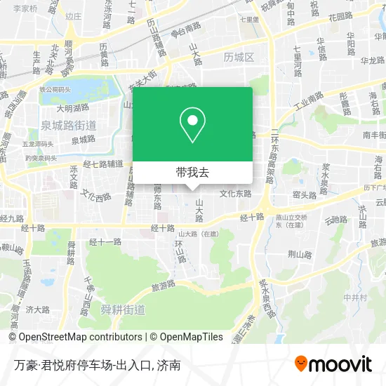万豪·君悦府停车场-出入口地图
