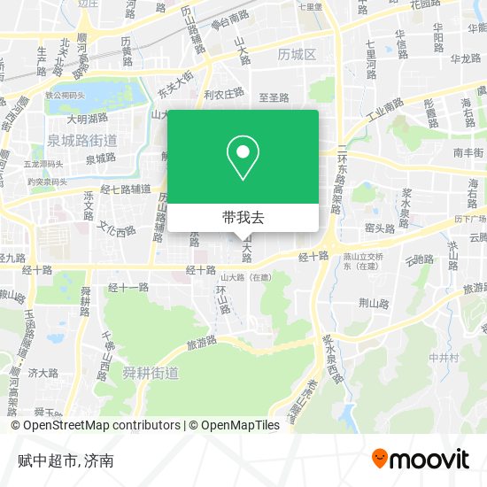 赋中超市地图