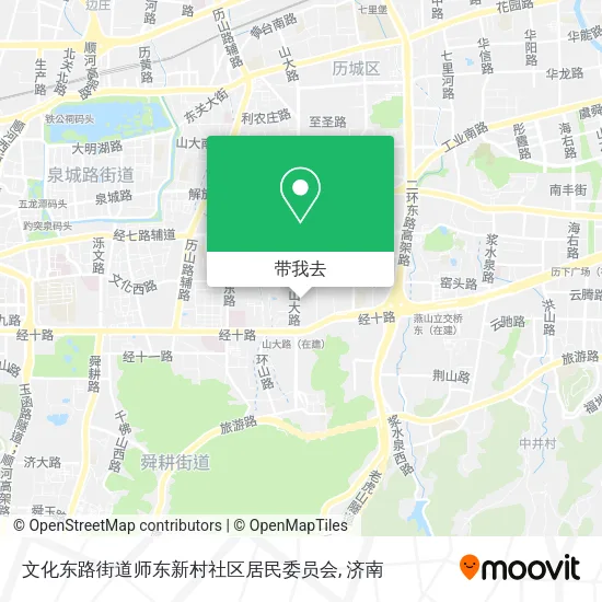 文化东路街道师东新村社区居民委员会地图