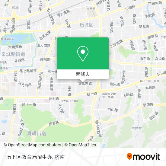 历下区教育局招生办地图
