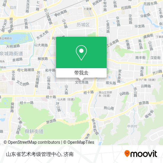 山东省艺术考级管理中心地图