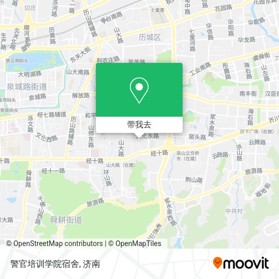 警官培训学院宿舍地图
