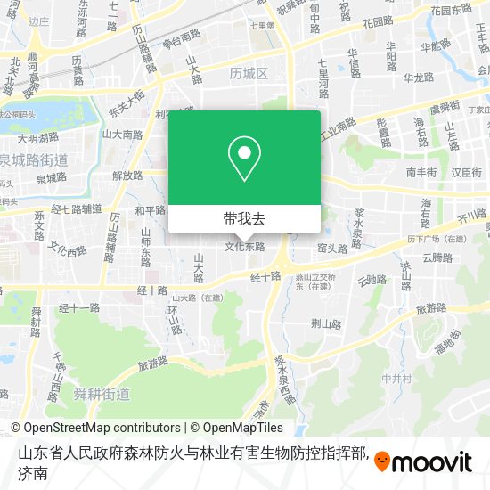 山东省人民政府森林防火与林业有害生物防控指挥部地图