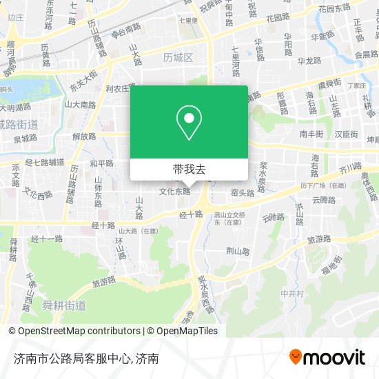 济南市公路局客服中心地图