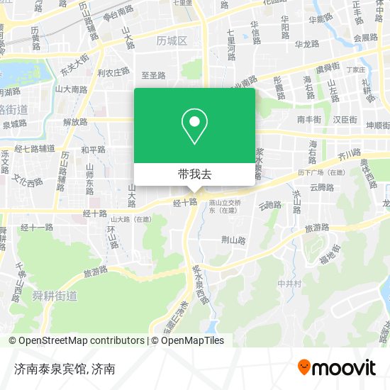 济南泰泉宾馆地图