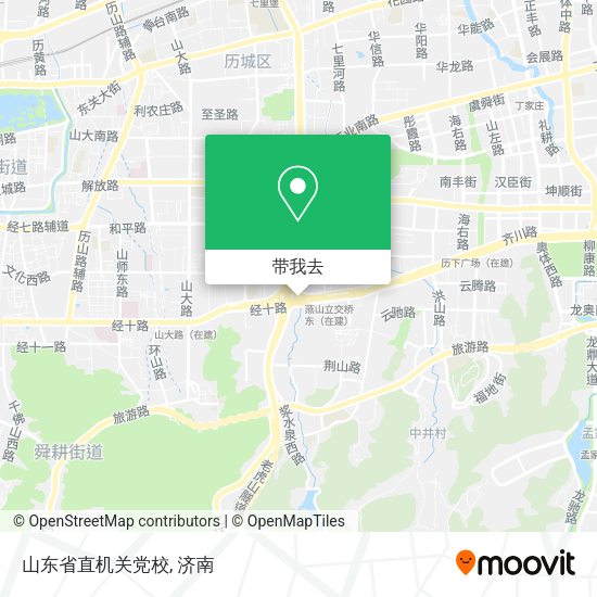 山东省直机关党校地图