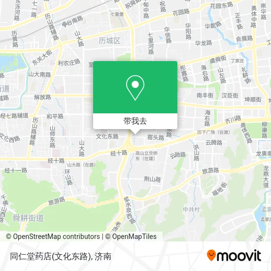 同仁堂药店(文化东路)地图