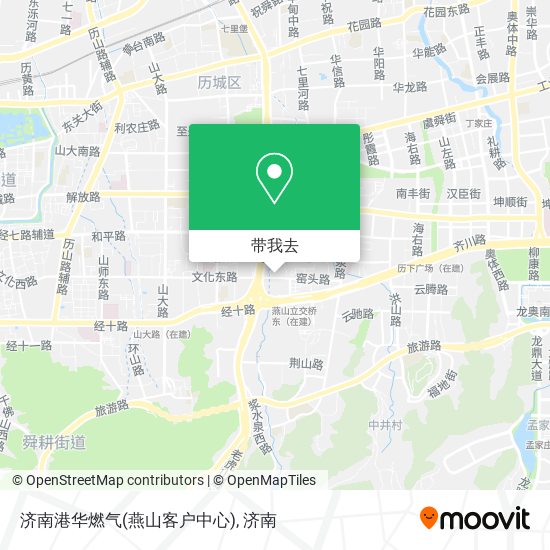济南港华燃气(燕山客户中心)地图