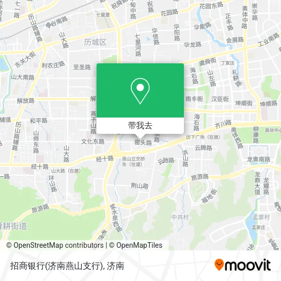 招商银行(济南燕山支行)地图