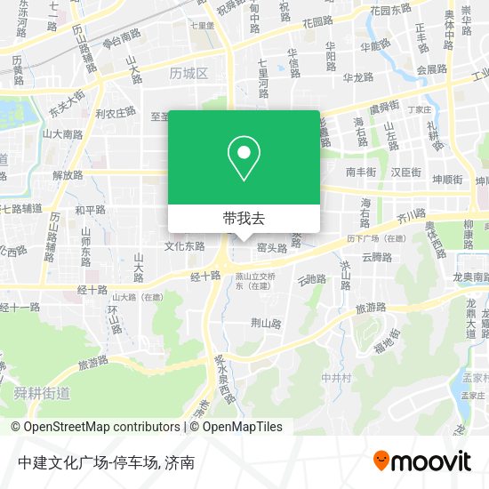 中建文化广场-停车场地图