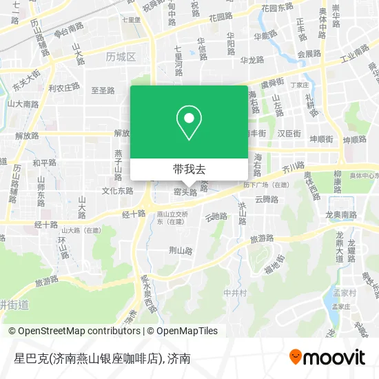 星巴克(济南燕山银座咖啡店)地图