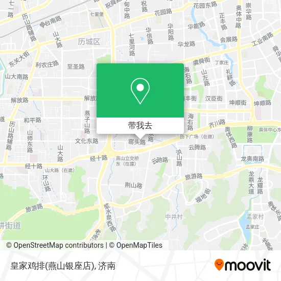 皇家鸡排(燕山银座店)地图