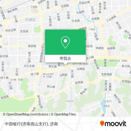 中国银行(济南燕山支行)地图