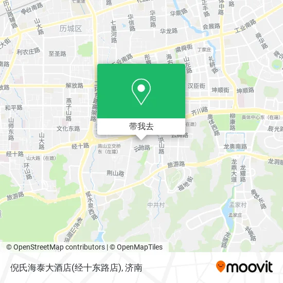 倪氏海泰大酒店(经十东路店)地图