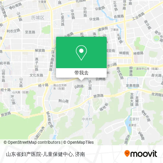 山东省妇产医院-儿童保健中心地图