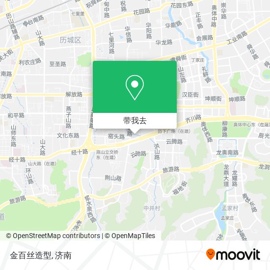 金百丝造型地图