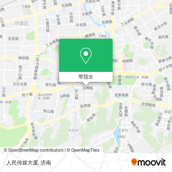 人民传媒大厦地图