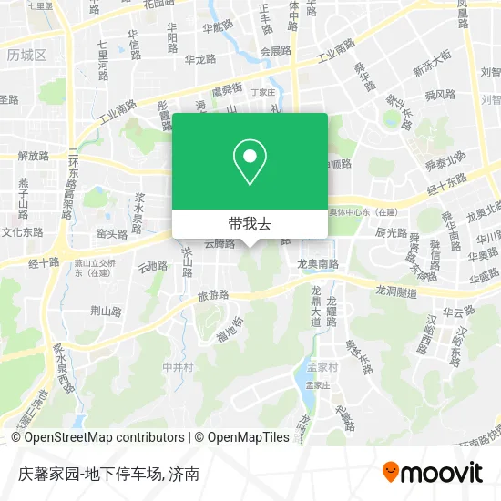庆馨家园-地下停车场地图